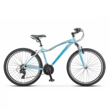 Велосипед горный хардтейл STELS MISS 6000 V 26" 15" мор.волна/оранжевый LU071320 2021